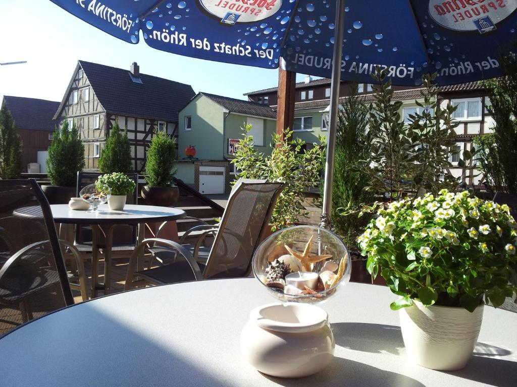 Pension Huhn Angersbach Exterior photo